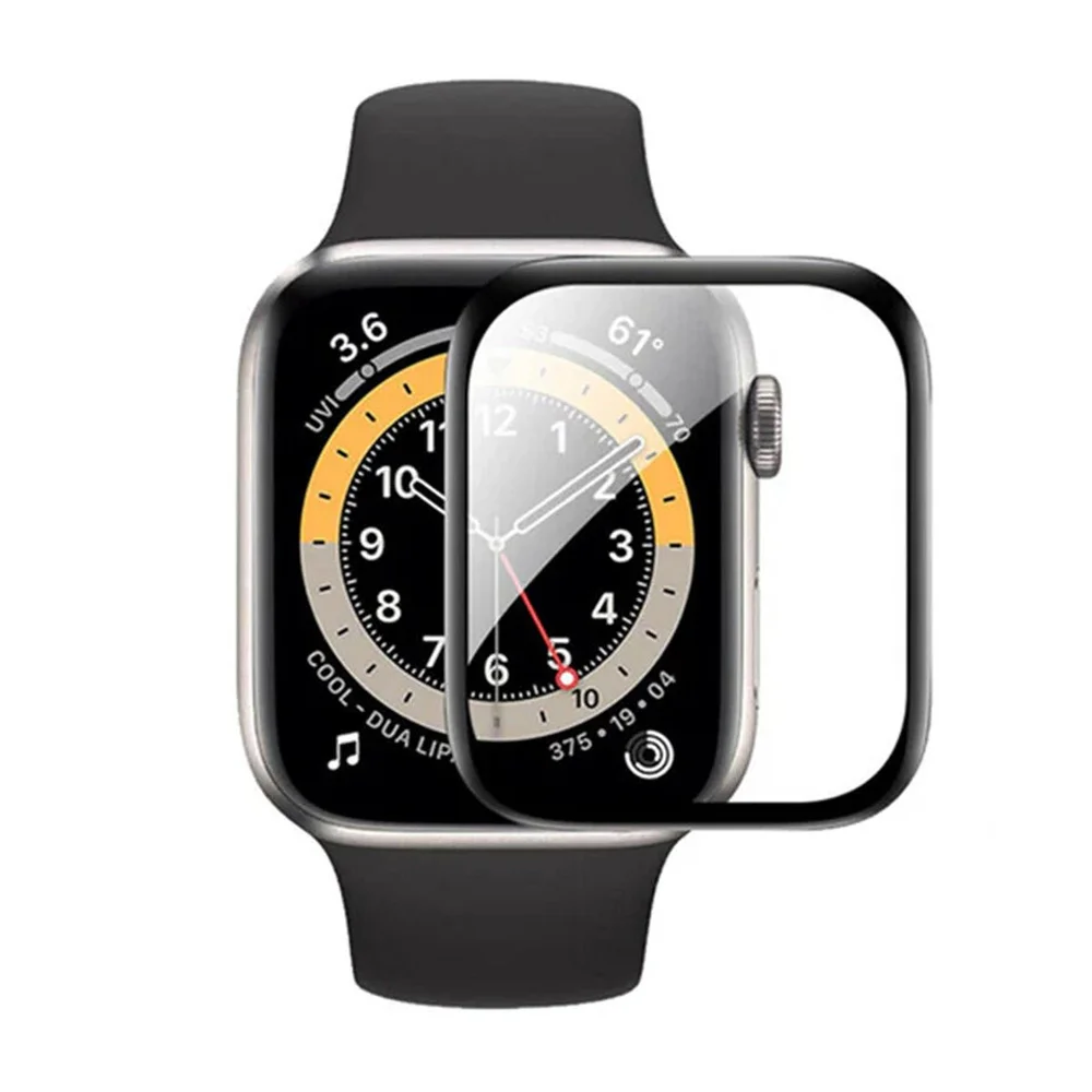 Apple Watch 45mm Skjermbeskytter Herdet glass 3D v:4831910 Apple Watch 45mm Skjermbeskytter Herdet glass 3D v:4831910