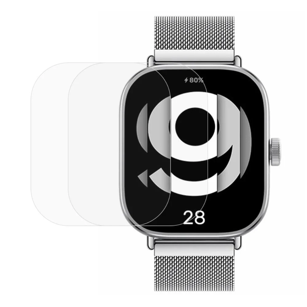Xiaomi Redmi Watch 4 2-pak skjermbeskytter i herdet glass Xiaomi Redmi Watch 4 2-pak skjermbeskytter i herdet glass