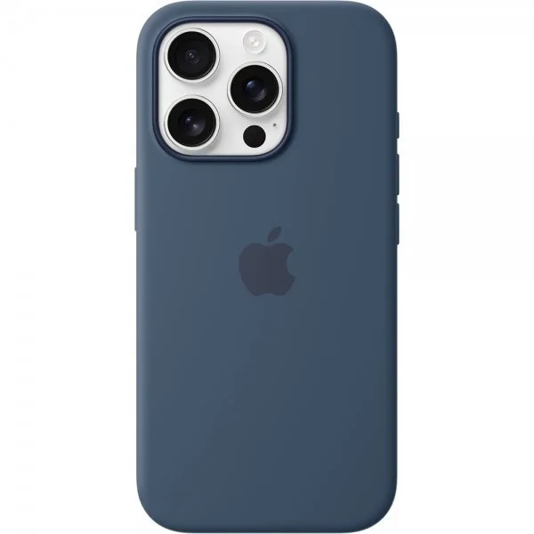 Apple Original iPhone 16 Pro Deksel Silikon Deksel MagSafe Denim v:679675