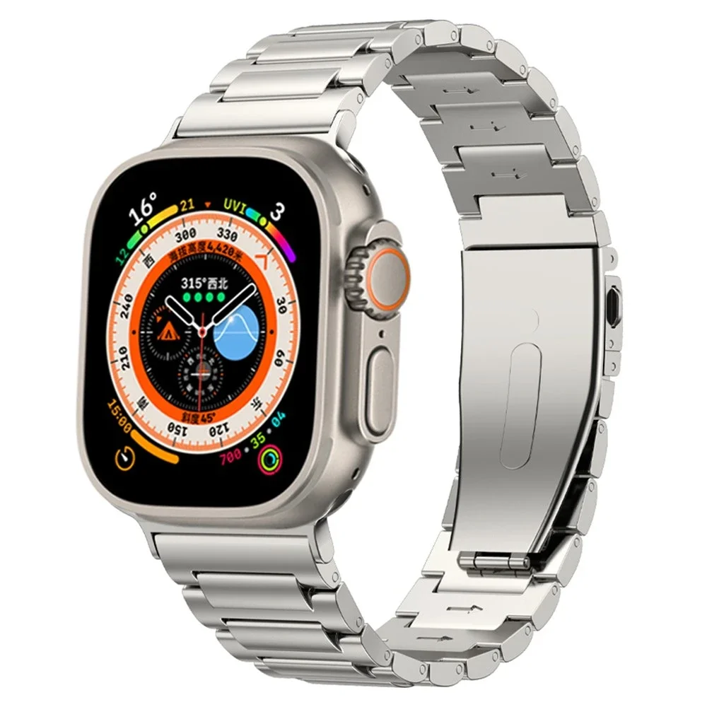Apple Watch Series 7 41mm Stilig reim i titan, Titan