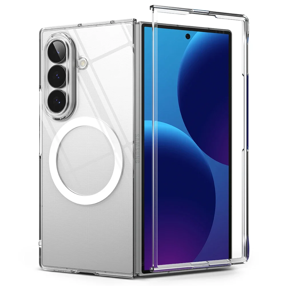 Ringke Samsung Galaxy Z Fold 8 Ultra Slankt magnetisk deksel, Gjennomsiktig