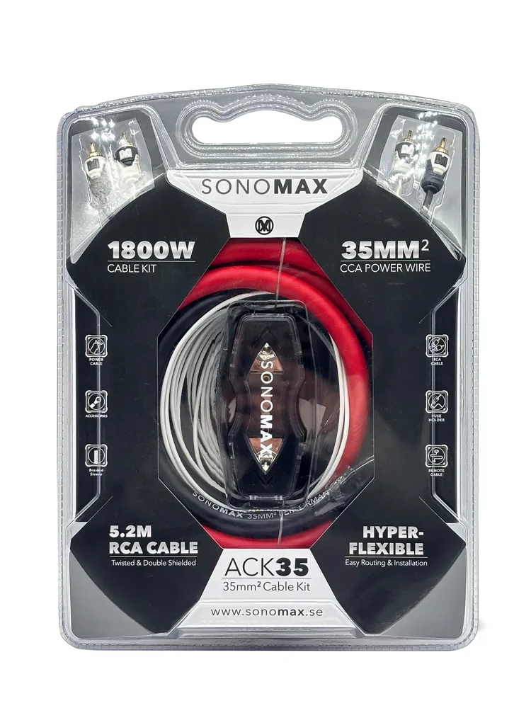 SonoMAX kabelsett 35mm2 v:6973453 SonoMAX kabelsett 35mm2 v:6973453
