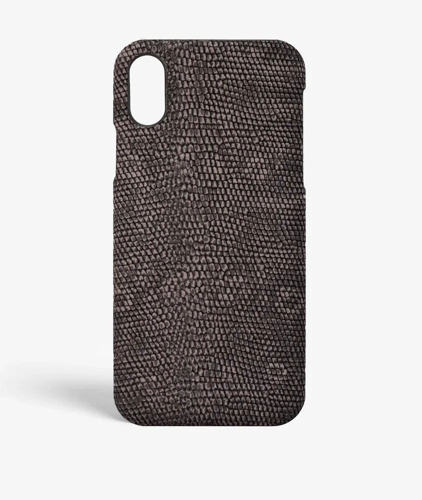 The Case Factory iPhone X/XS Deksel Soft Iguana Mud