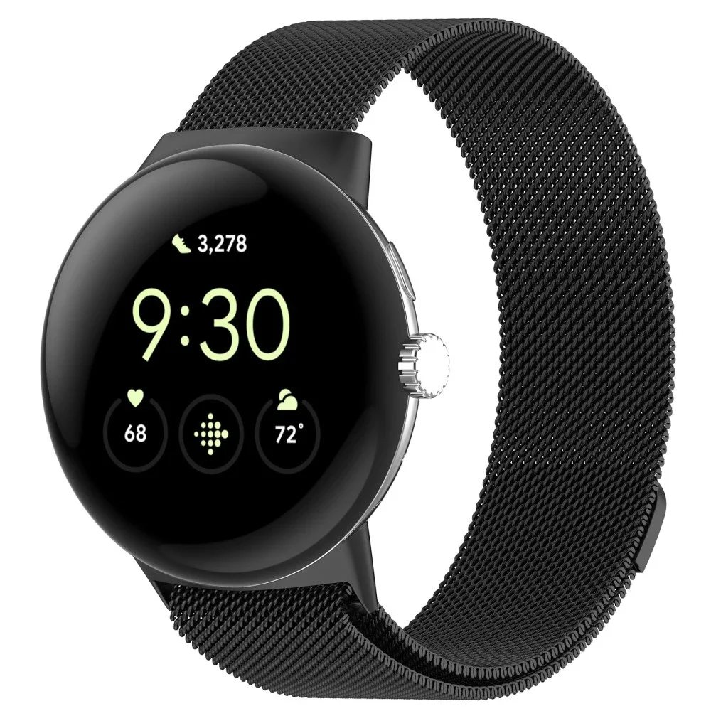 Google Pixel Watch 5 41mm Reim Milanese Loop, Svart