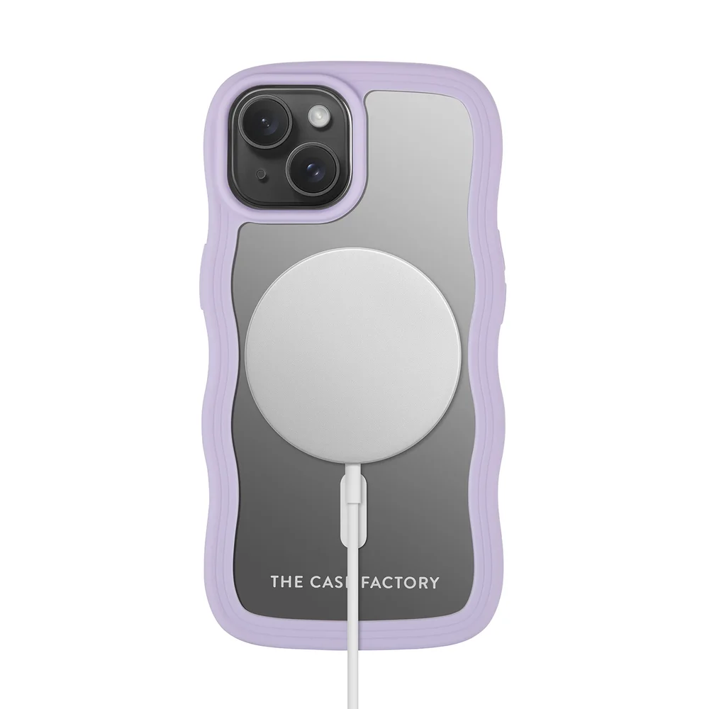The Case Factory iPhone 13 The Wave Magnetic Case, Lilla
