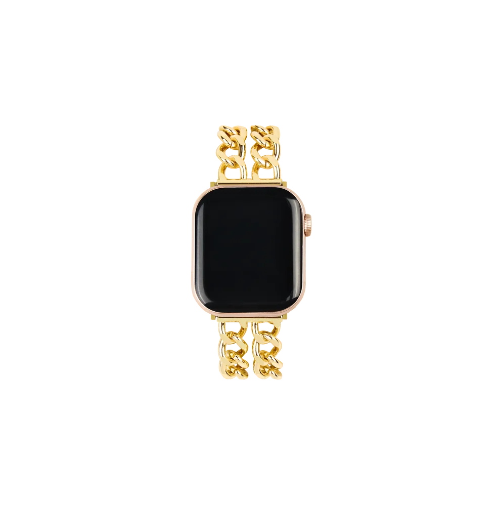 iDeal Of Sweden Apple Watch Series 11 42mm Kjedearmbånd i metall, Gull