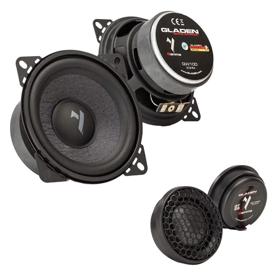 Gladen Gamma 100.2 - 4" komponentsett v:7325869