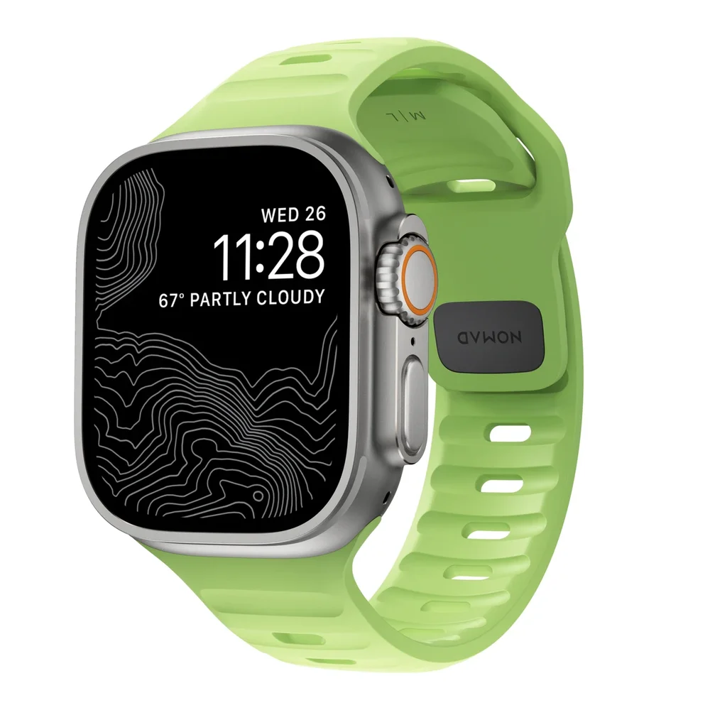 Nomad Apple Watch Ultra 49mm 1st Gen Reim - Sport Band Glow 2.0 - Limited edition