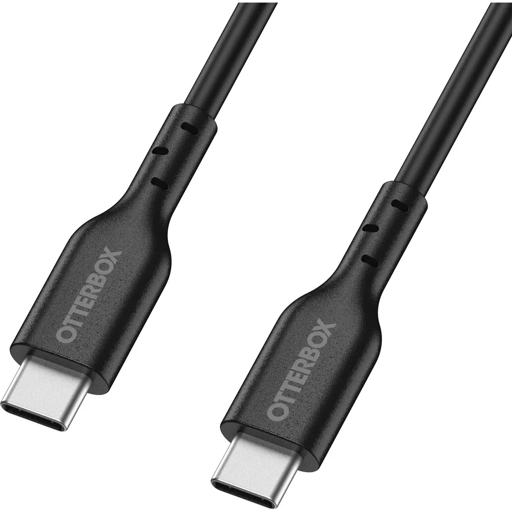 Otterbox USB-C til USB-C Standard Fast Charge kabel 2m, Svart