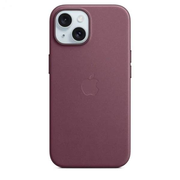 Apple Original iPhone 15 Deksel FineWoven MagSafe Mullbär v:808392