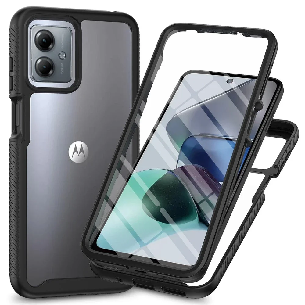 Motorola Moto G14 Deksel Full Protection, Svart Motorola Moto G14 Deksel Full Protection, Svart