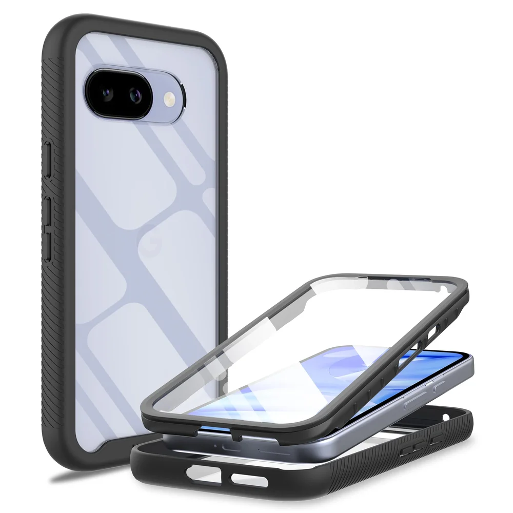 Mobique Google Pixel 9a Deksel Full Protection, Svart Mobique Google Pixel 9a Deksel Full Protection, Svart