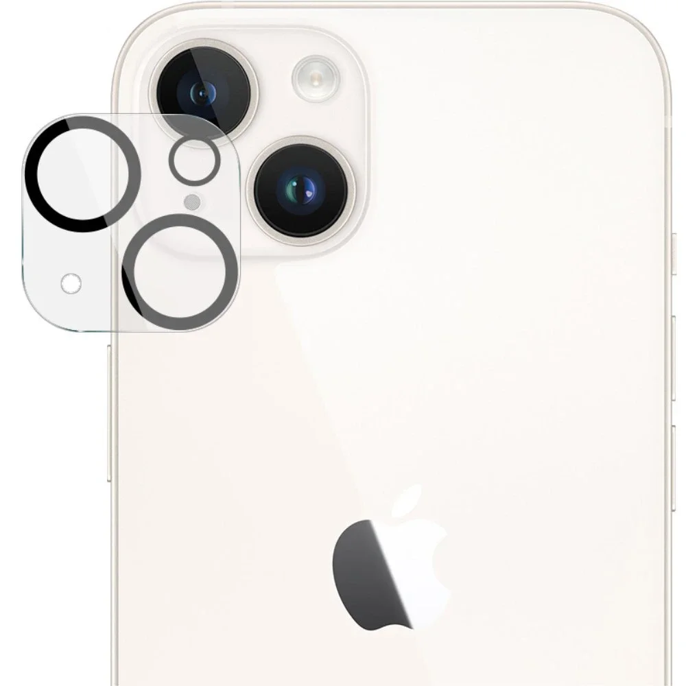 Imak iPhone 15 Plus Kameralinsebeskyttelse i glass, Gjennomsiktig Imak iPhone 15 Plus Kameralinsebeskyttelse i glass, Gjennomsiktig