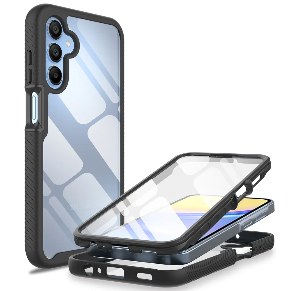 Mobique Samsung Galaxy A15 Deksel Full Protection, Svart