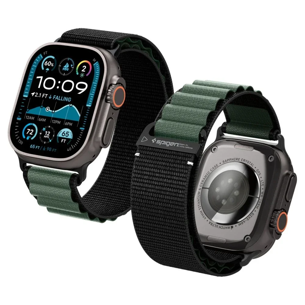 Spigen Apple Watch Ultra 49mm 4th Gen WBF1 reim Grønn
