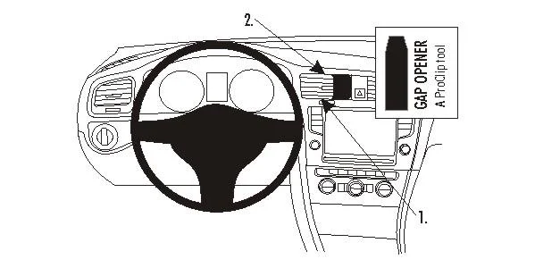 BRODIT BRODIT ProClip, Center mount v:2949554