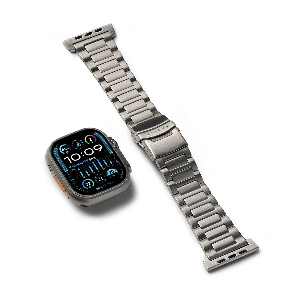Ringke Apple Watch Series 7 45mm Reim Titanium One, Natural Titanium Ringke Apple Watch Series 7 45mm Reim Titanium One, Natural Titanium