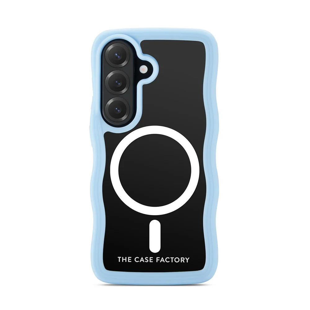 The Case Factory Samsung Galaxy S26 The Wave Magnetic Case, Blå