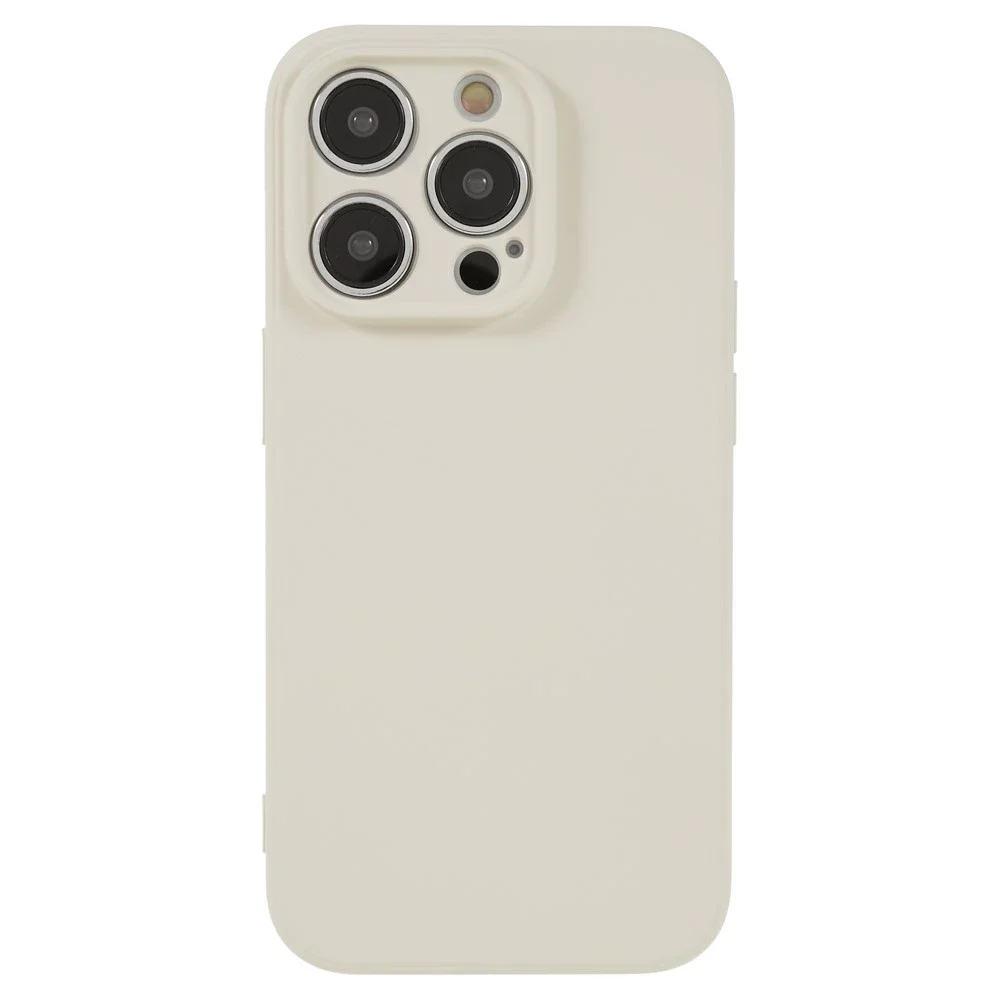 iPhone 15 Pro Max Deksel i TPU, Beige iPhone 15 Pro Max Deksel i TPU, Beige