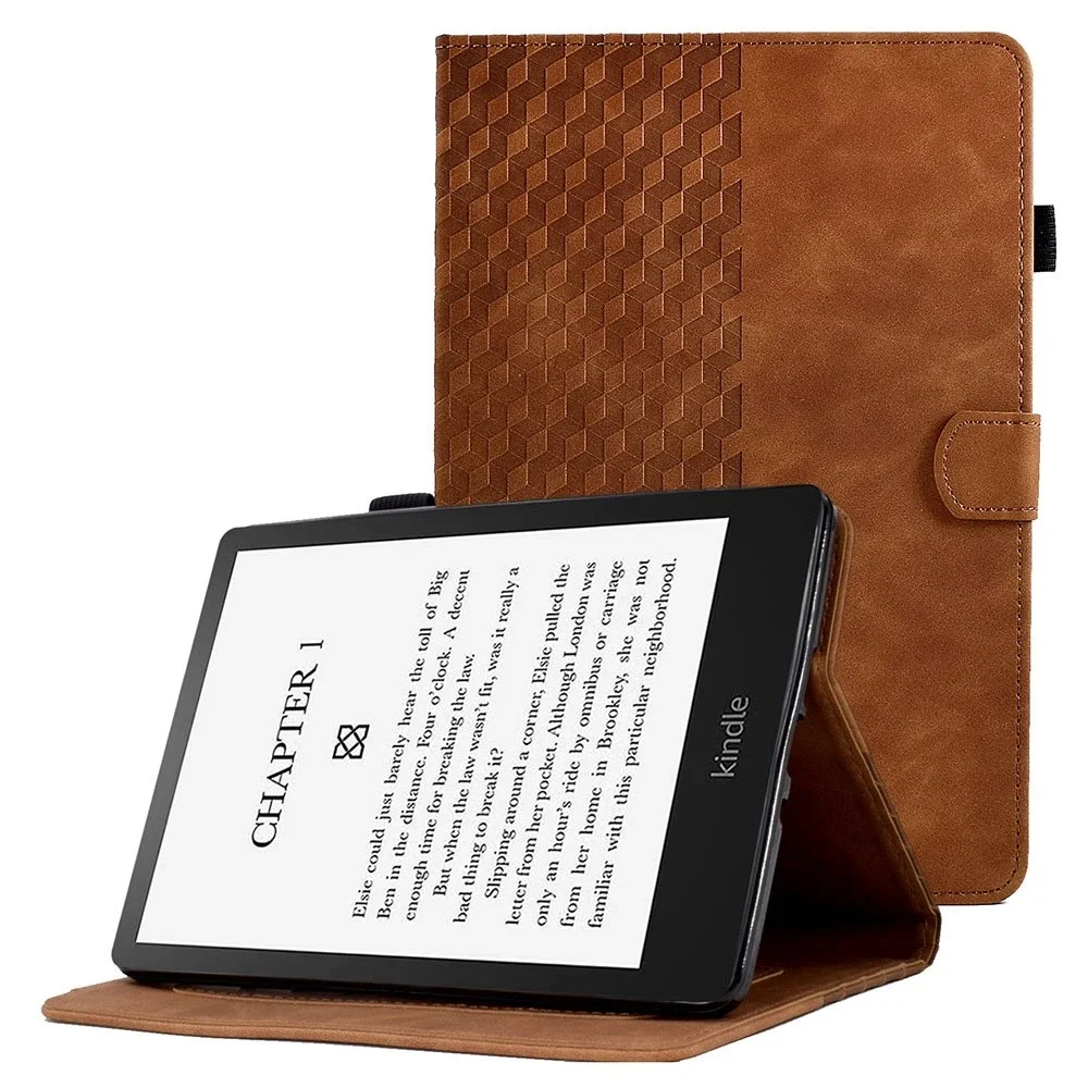 Amazon Kindle Paperwhite Signature Edition (2023) Stilig etui med kortlomme, Brun