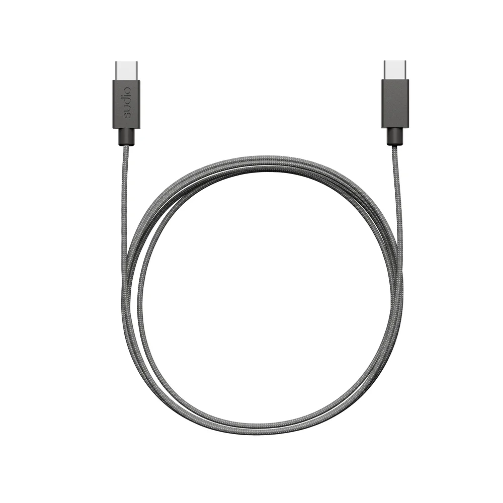 Sudio C1 Ladekabel USB-C til USB-C 1.8 m, Svart