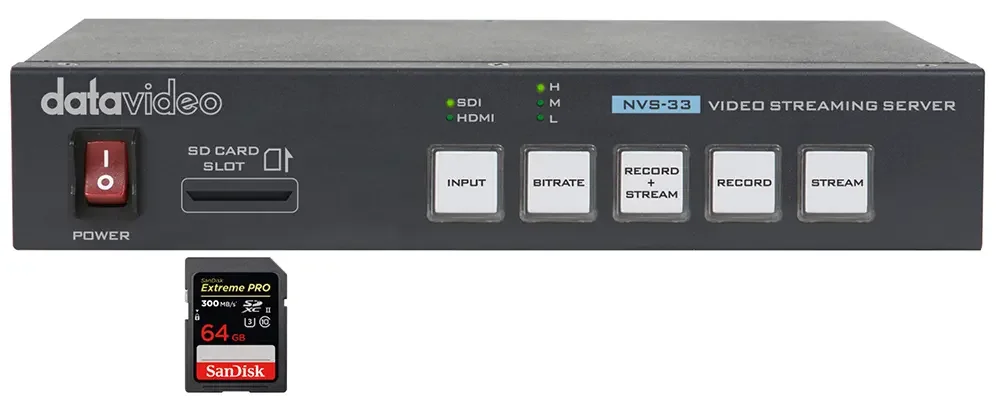 Datavideo NVS-33 Video Streaming v:8948620