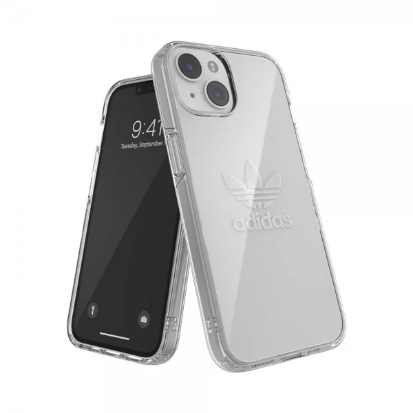 Adidas iPhone 14 Deksel Beskyttende Klar Etui Klar v:7803528 Adidas iPhone 14 Deksel Beskyttende Klar Etui Klar v:7803528