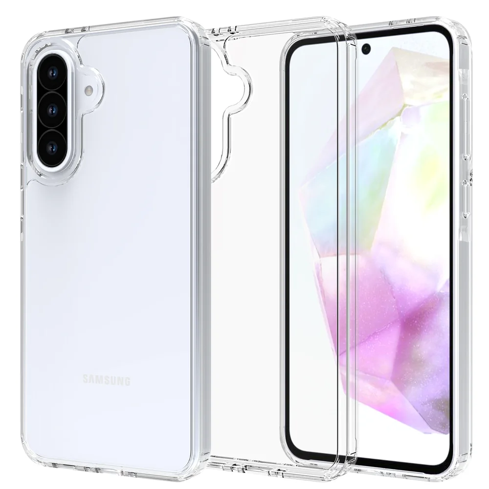 Mobique Samsung Galaxy A36 Crystal Hybrid-deksel, Gjennomsiktig
