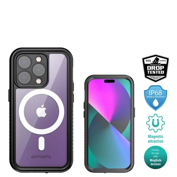 4smarts iPhone 14 Pro Max Deksel Rugged Etui Stark MagSafe Svart v:7385785
