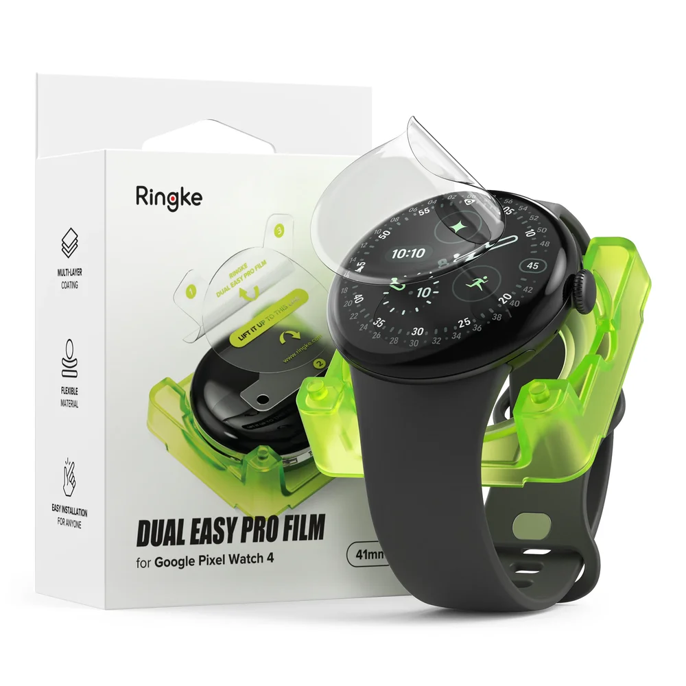Ringke Google Pixel Watch 4 41mm Skjermbeskytter Beskyttelsesfilm – Dual Easy Pro (2-pack) Ringke Google Pixel Watch 4 41mm Skjermbeskytter Beskyttelsesfilm – Dual Easy Pro (2-pack)