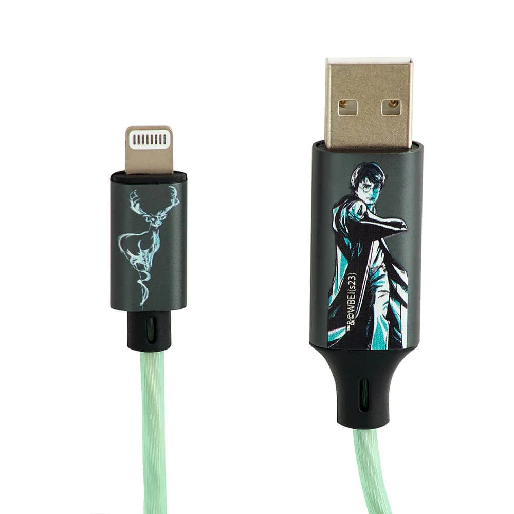SiGN Light Up Kabel USB-A til Lightning 1.2m, Harry Potter SiGN Light Up Kabel USB-A til Lightning 1.2m, Harry Potter