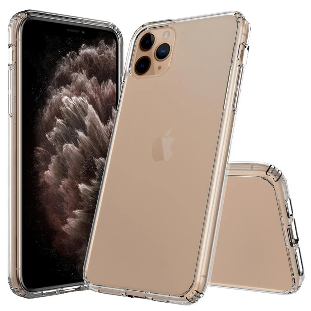 tectTech iPhone 11 Pro Max Crystal Hybrid-deksel, Gjennomsiktig tectTech iPhone 11 Pro Max Crystal Hybrid-deksel, Gjennomsiktig