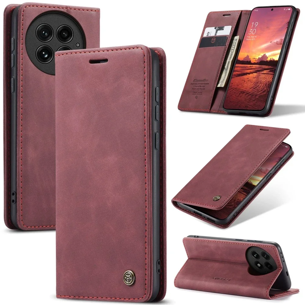 CaseMe OnePlus 13 Slankt lommeboketui, Rød CaseMe OnePlus 13 Slankt lommeboketui, Rød