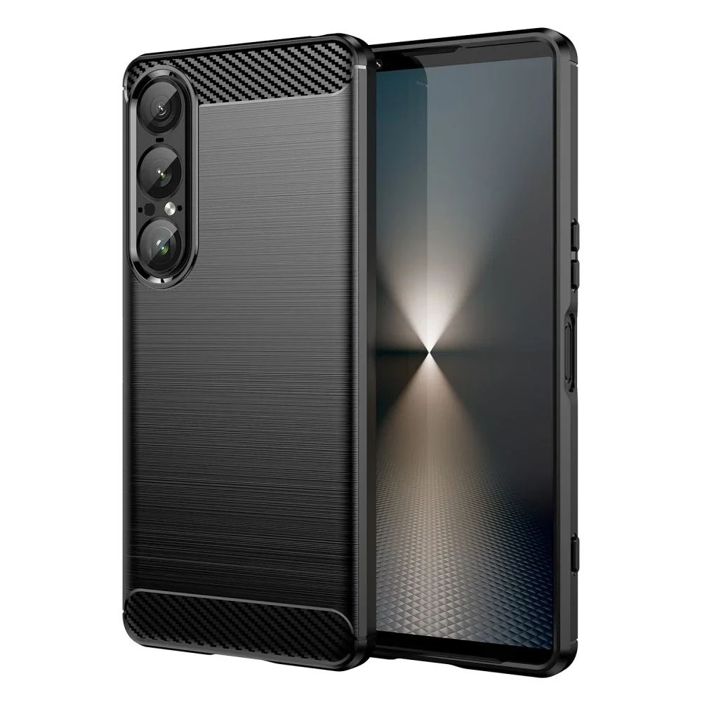 tectTech Sony Xperia 1 VIII TPU-deksel Brushed, Svart