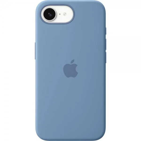 Apple Original iPhone 16e Deksel Silikon Deksel Vinterblå v:808311