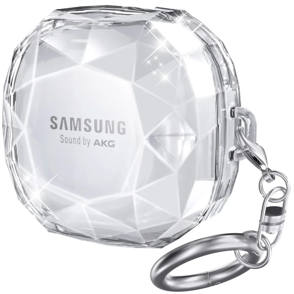Ahastyle Samsung Galaxy Buds FE Deksel diamant, Gjennomsiktig Ahastyle Samsung Galaxy Buds FE Deksel diamant, Gjennomsiktig