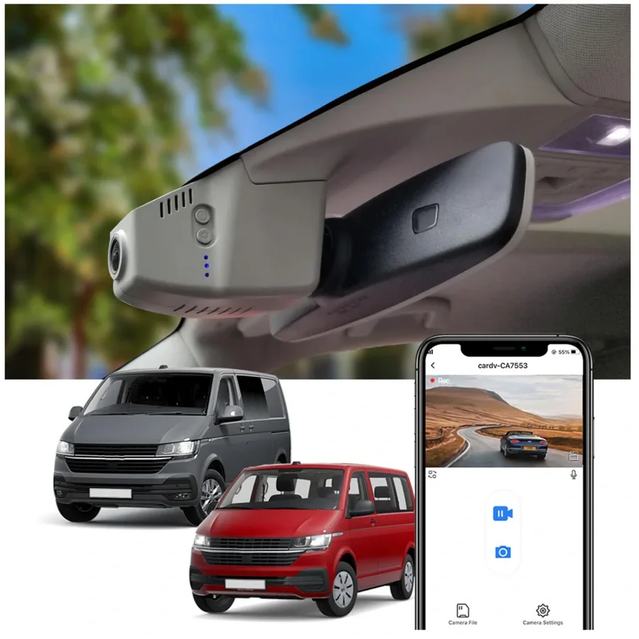 FITCAMX Integrert Plug & Play 4K Dashcam v:1977159