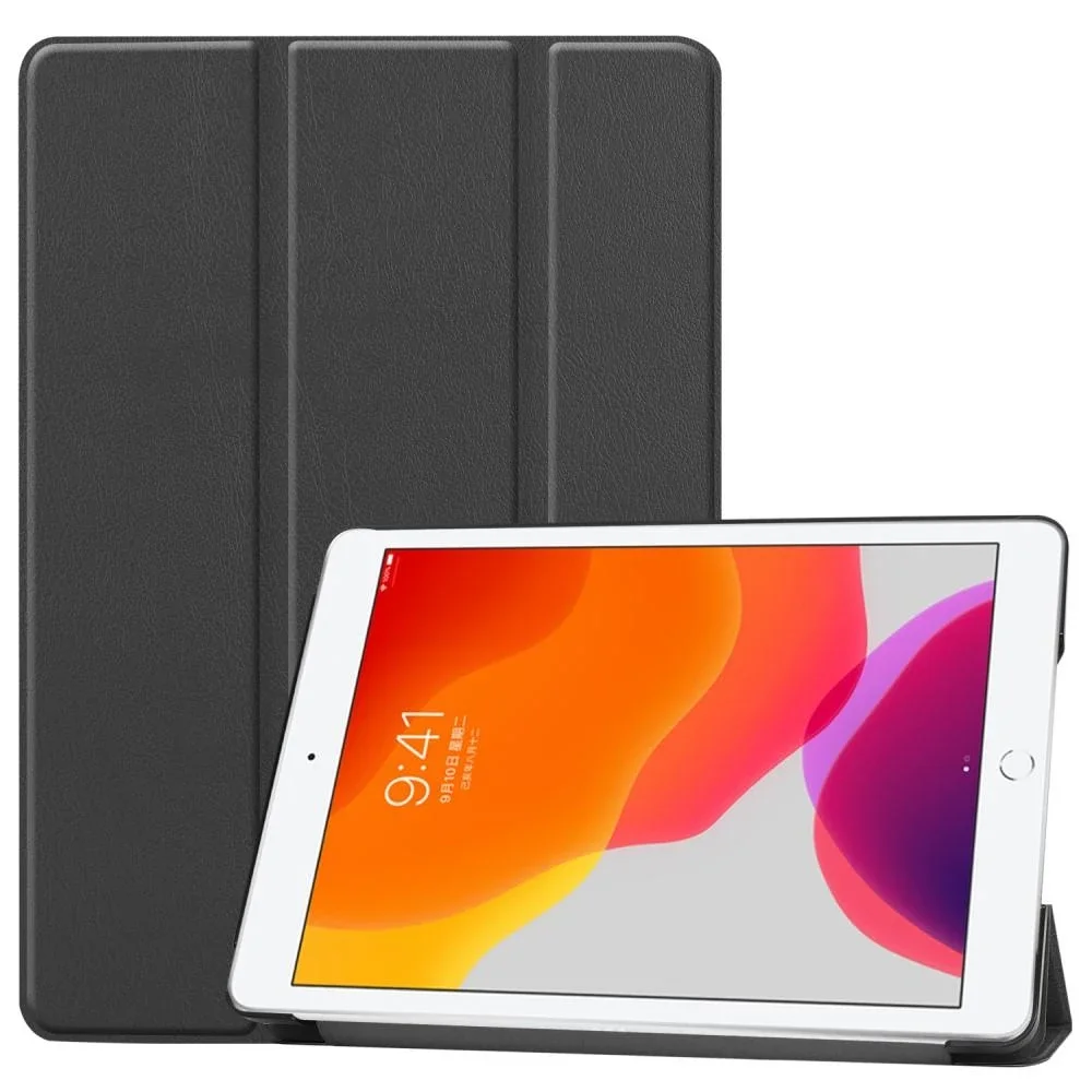 Apple iPad 10.2 7th Gen (2019) Tri-Fold etui, Svart Apple iPad 10.2 7th Gen (2019) Tri-Fold etui, Svart
