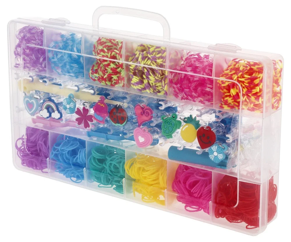 Clas Ohlson Loom bands startsett med 2300 deler Clas Ohlson Loom bands startsett med 2300 deler