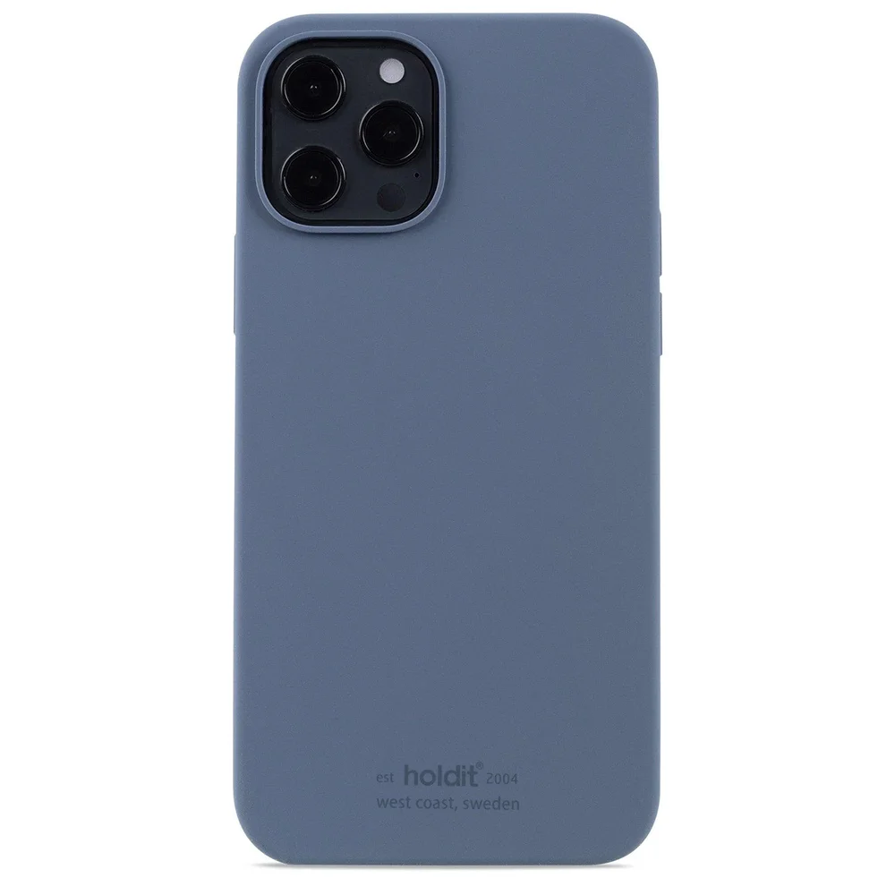 Holdit iPhone 12/iPhone 12 Pro Silicone Case, Pacific Blue Holdit iPhone 12/iPhone 12 Pro Silicone Case, Pacific Blue