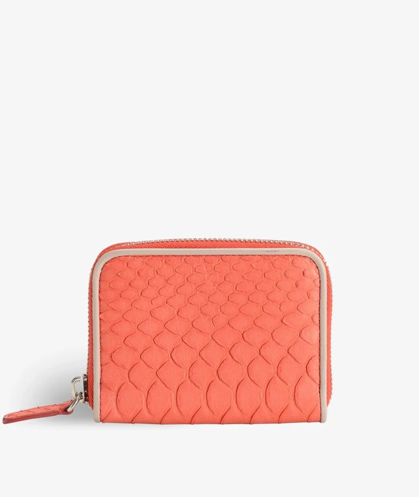 The Case Factory Zip Wallet Python Corallo