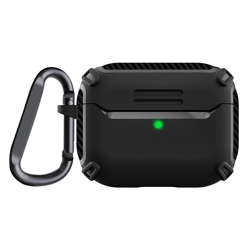 Apple AirPods Pro 2 Tøft deksel, Svart Apple AirPods Pro 2 Tøft deksel, Svart