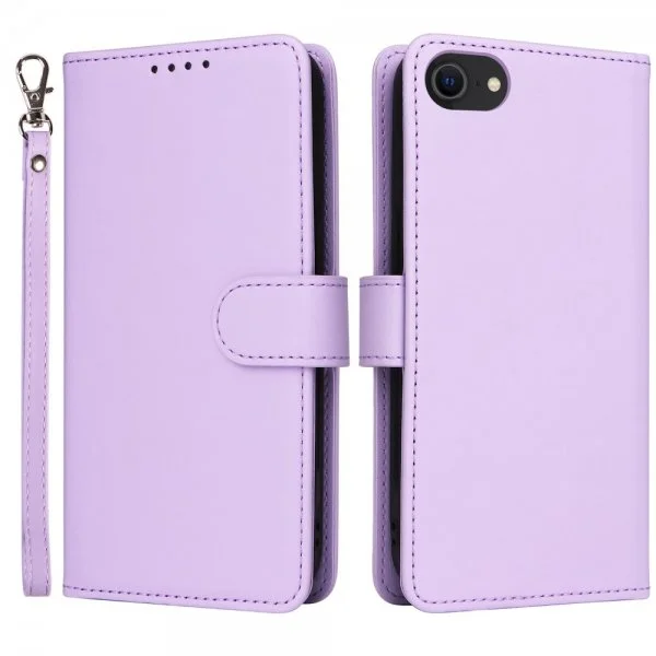 Betopnice iPhone 6/6S/7/8/SE Etui Avtagbart Deksel 005 Lilla v:6368651