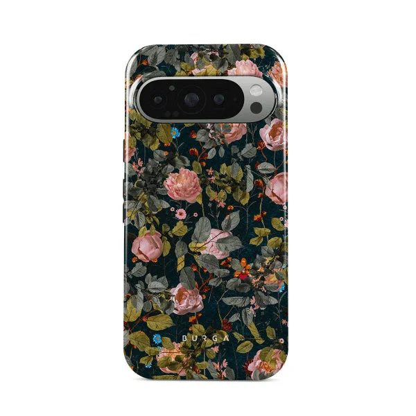 Burga Google Pixel 9/Pixel 9 Pro Deksel Tough Bloomy Garden v:226696