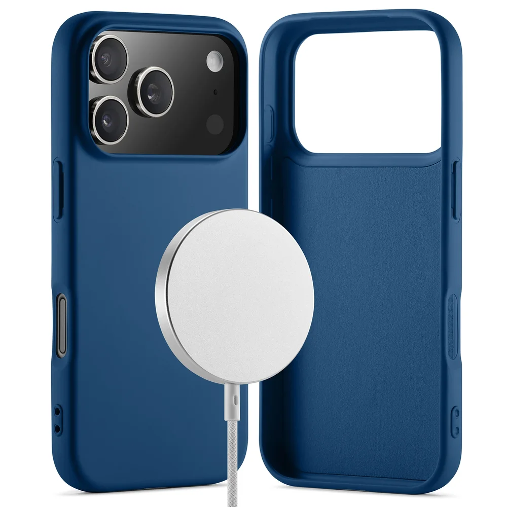 Mobique iPhone 18 Pro Max MagSafe Deksel, Mørke blå