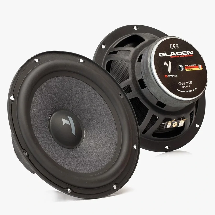 Gladen Gamma 165. 6,5" Basser v:6031425 Gladen Gamma 165. 6,5" Basser v:6031425