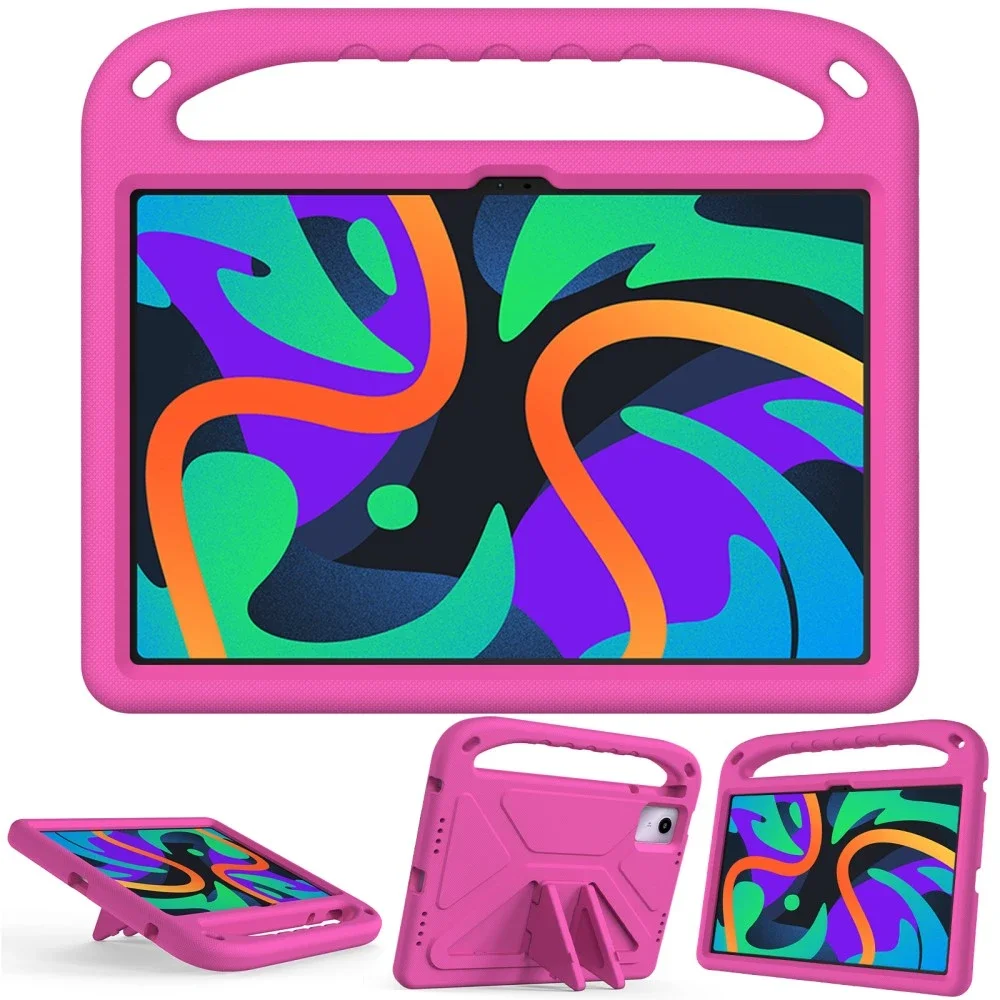 Lenovo Tab M11 Støtsikkert deksel/etui med håndtak, Rosa Lenovo Tab M11 Støtsikkert deksel/etui med håndtak, Rosa