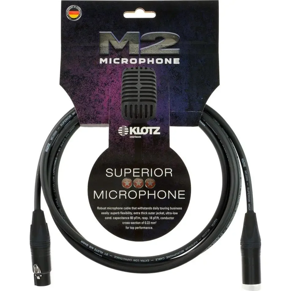 Klotz Kabel Superior Neutrik 5m v:9316031