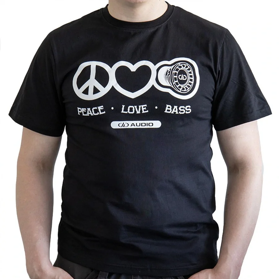 DD Audio T-skjorte Love Peace Bass v:635794