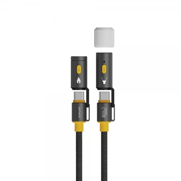 4smarts Kabel 3in1 USB-C Set Explorer 240W 1.5m Svart v:3711594